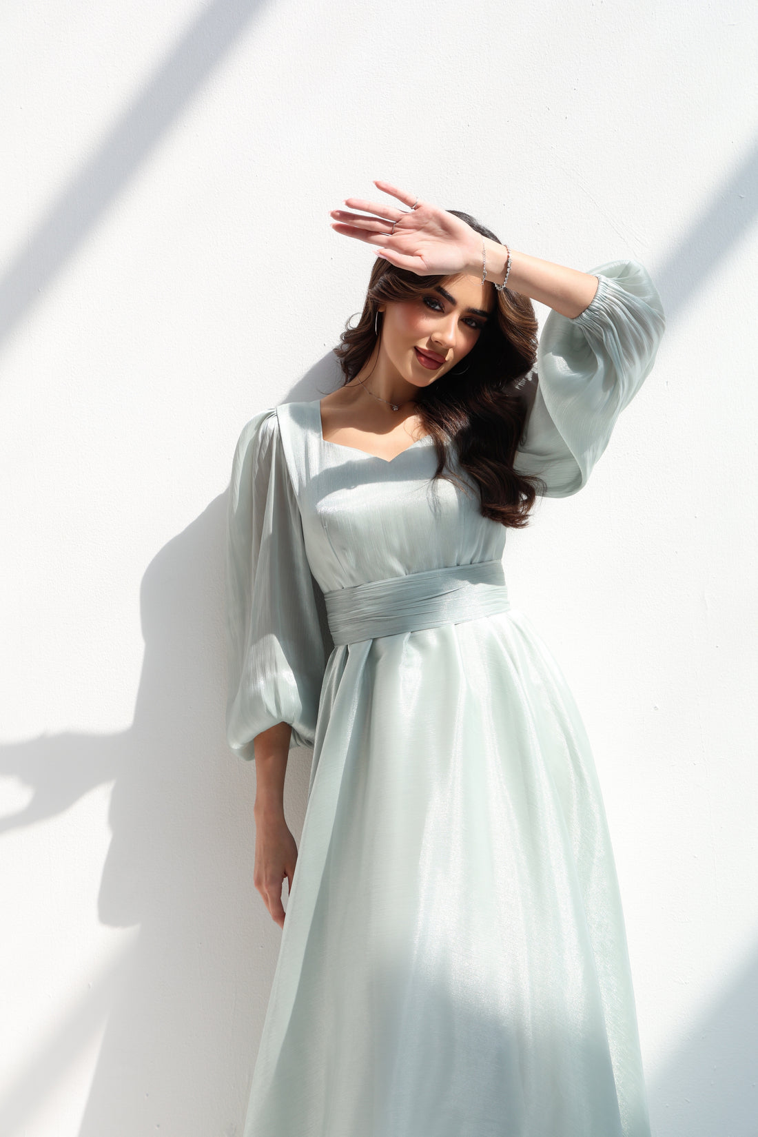 Light green Organza Dress