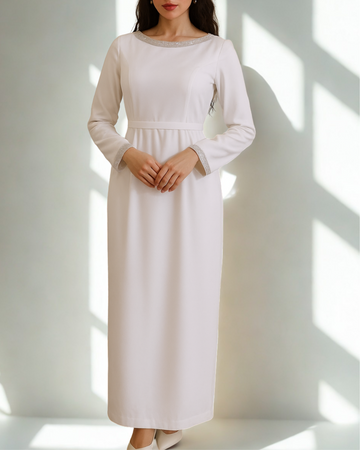 Elegance Crepe Dress