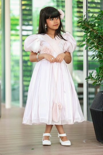 Plush Pink Organza dress