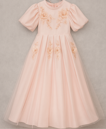 pink flower dress