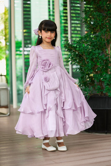 Purple Organza Dress