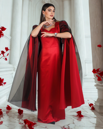 Crimson Enchantment Dress