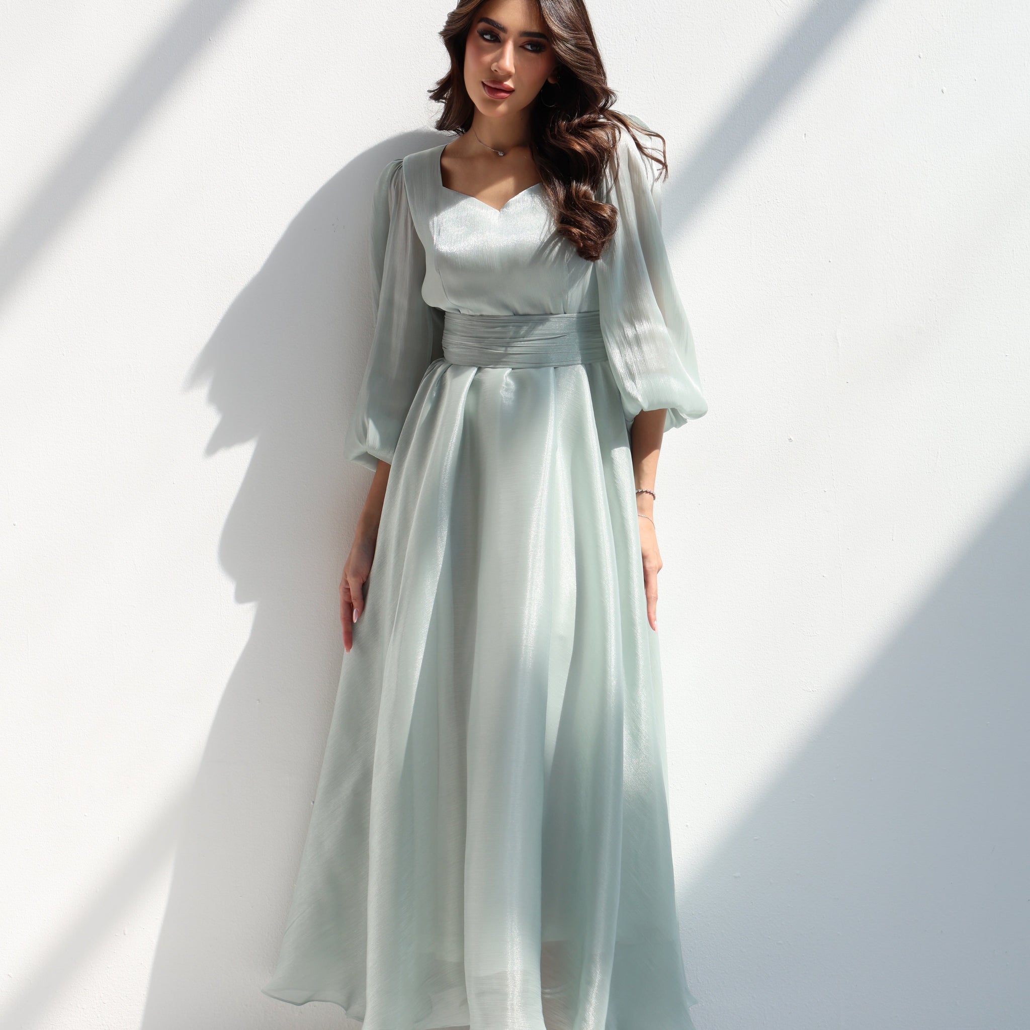Green Organza Dress