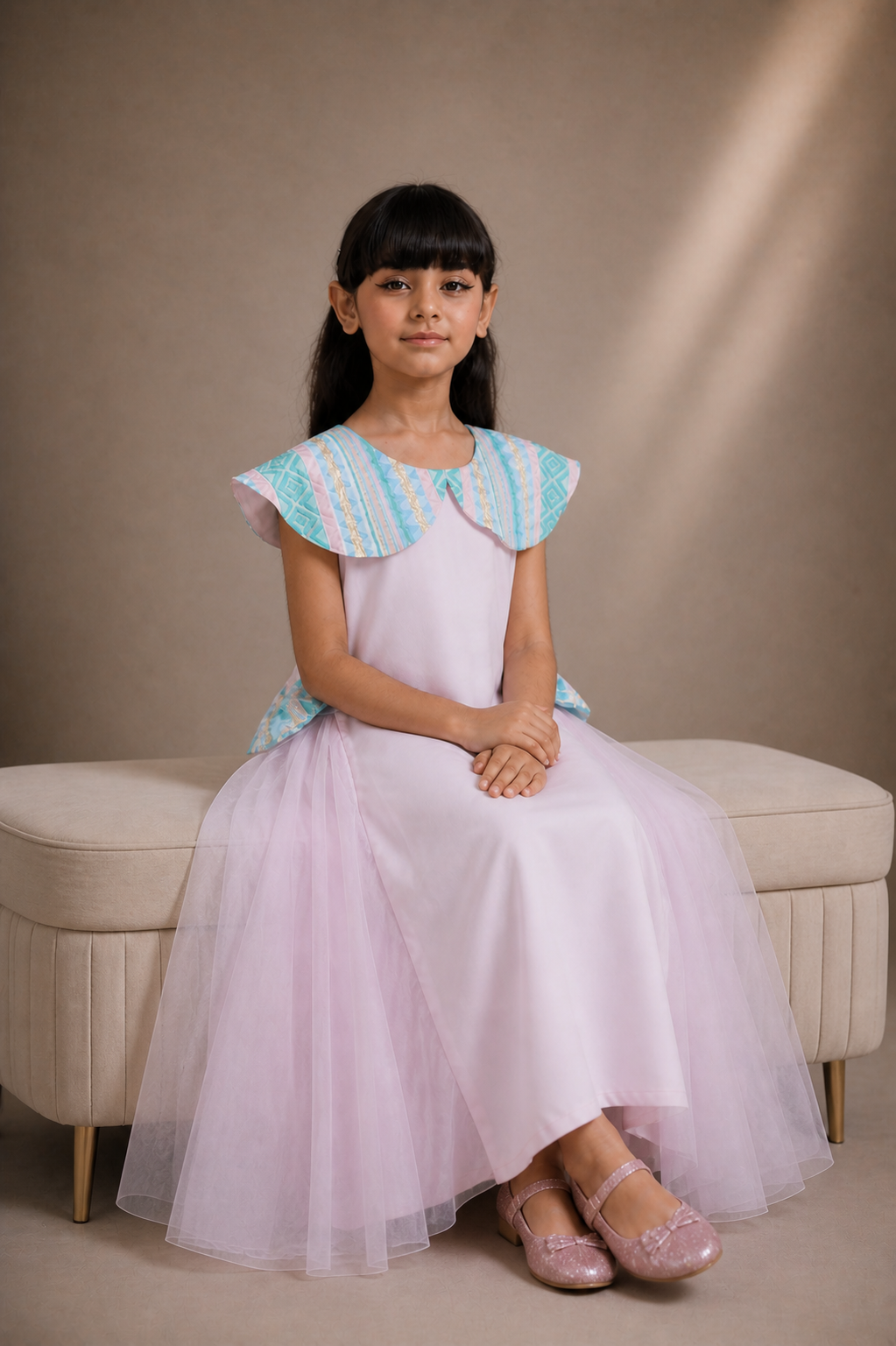 Rosey cloud pink dress-Ready To Ship