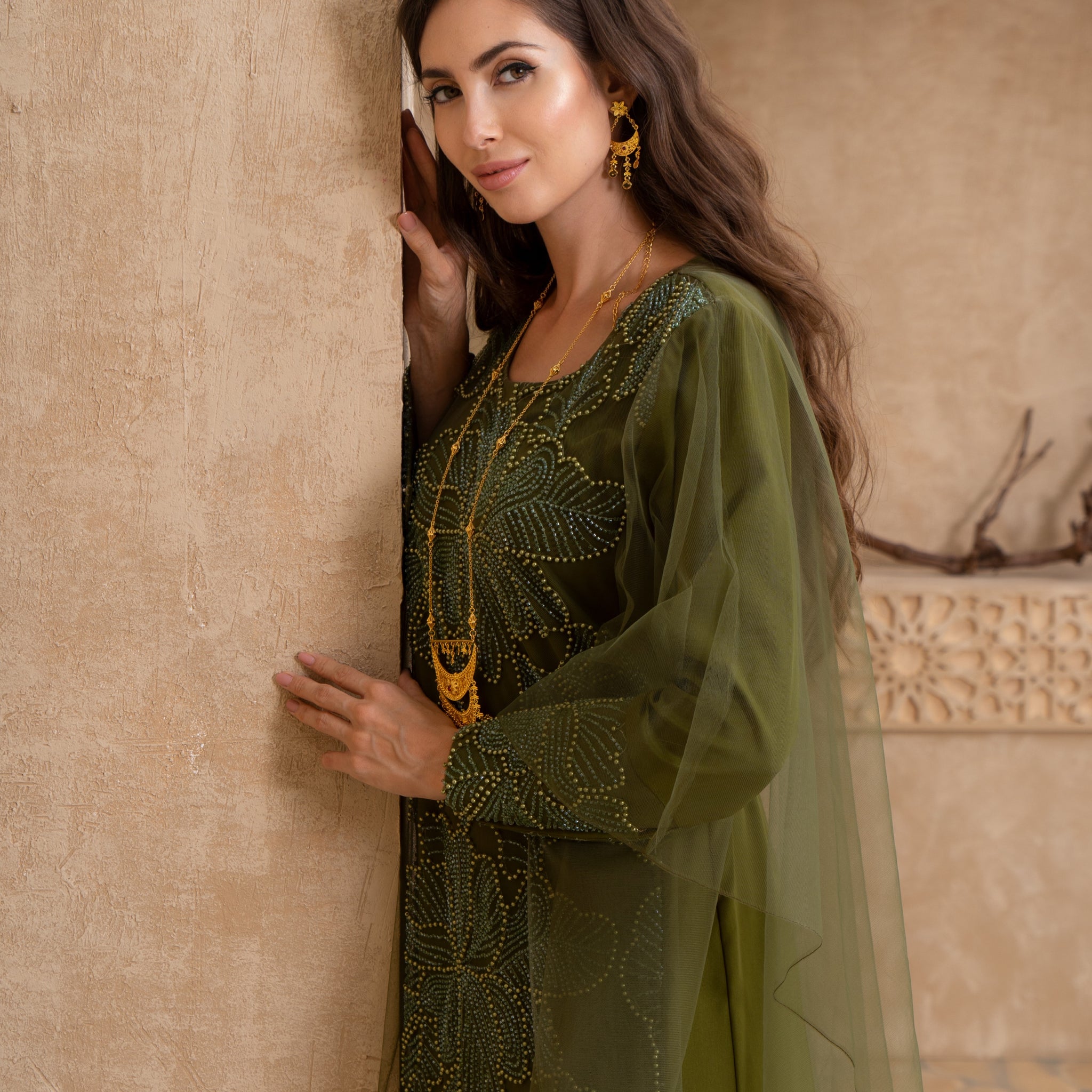 Green Royal Thobe