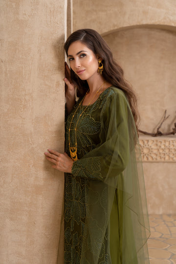 Green Royal Thobe
