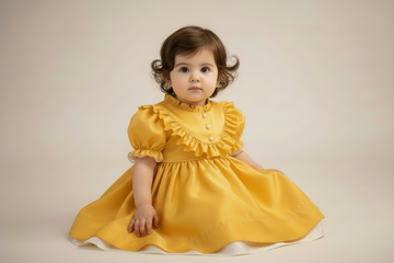 Girls Pearl Princess Party Dress – Elegant Occasion Dress – UAE