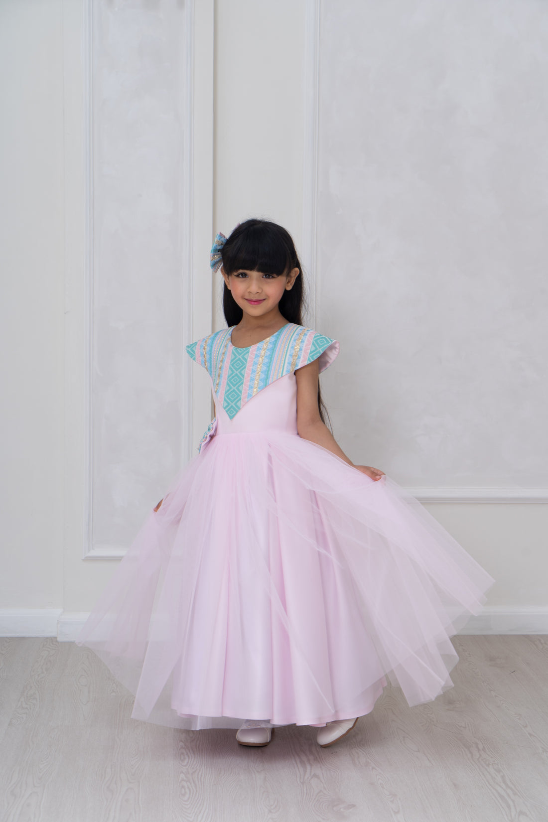 Rosey fluffy cloud pink dress