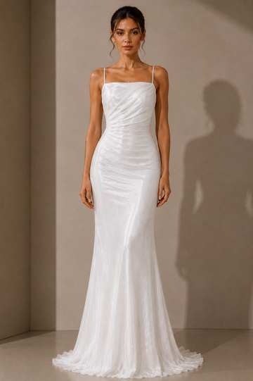 White Royale Organza Couture Dress | Custom Made | Women's Couture Dress | La Mode Patchouli