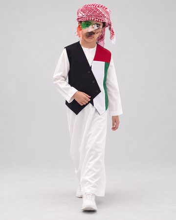 Boys UAE National Day Vest – La Mode Patchouli, Abu Dhabi (1 of 2)