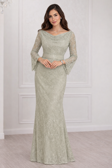 Royal Lace Bridal Dress – Elegant Wedding Occasion Dress – UAE