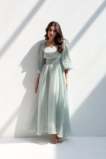 Light green Organza Dress