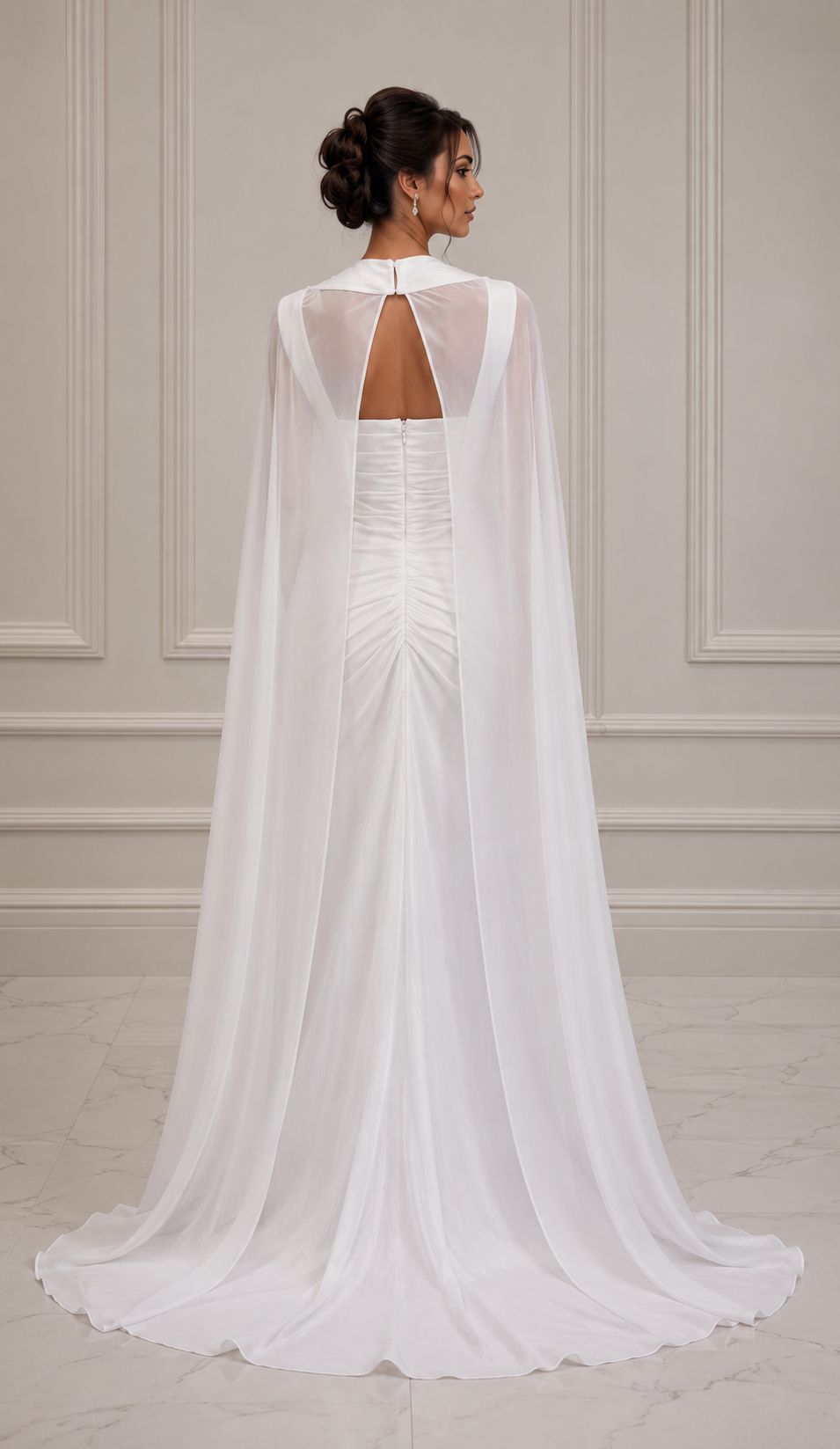 White Royale Organza Couture Dress | Custom Made | Women's Couture Dress | La Mode Patchouli