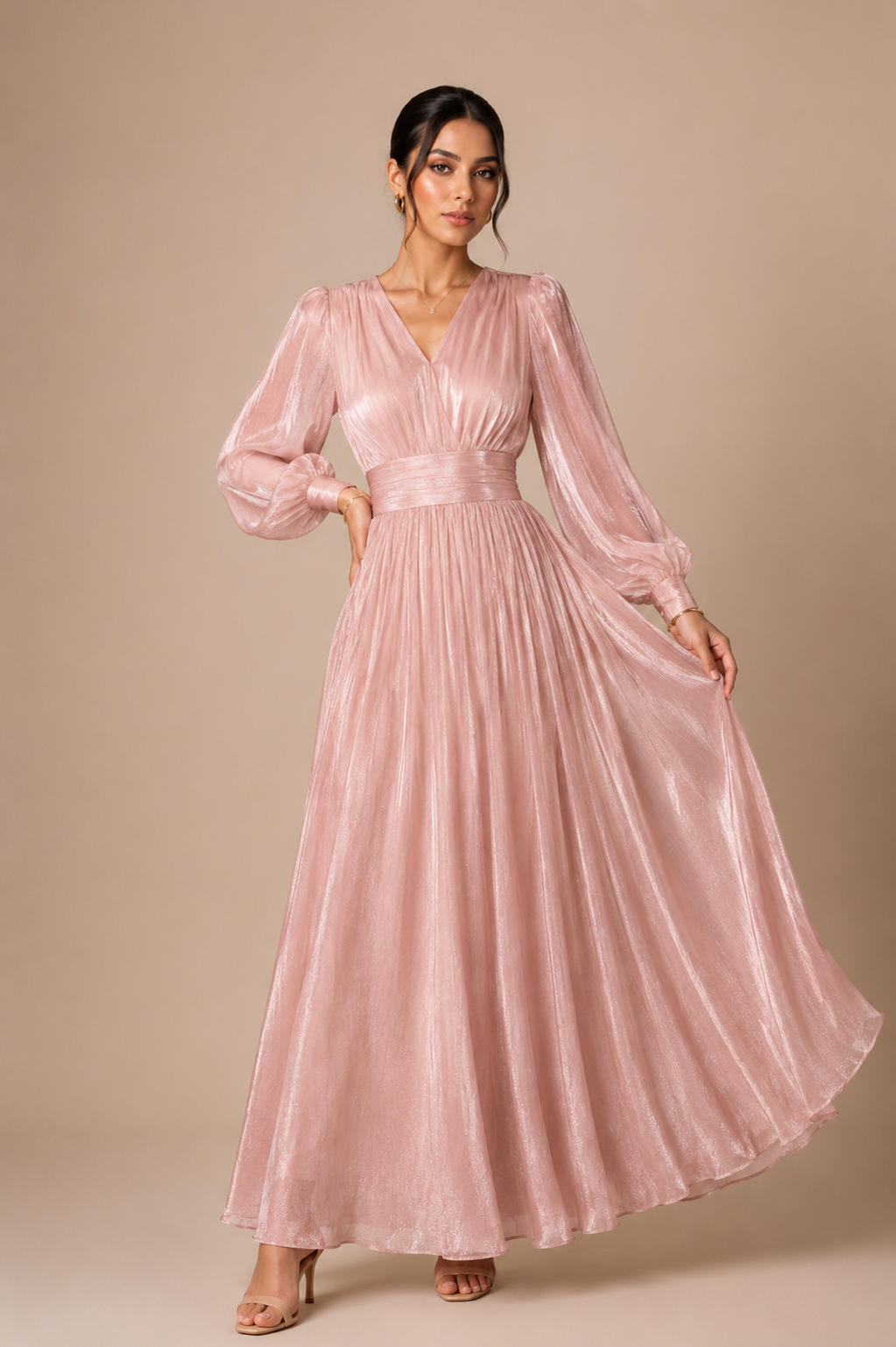 Blush pink organza | La Mode Patchouli Couture | UAE Dress