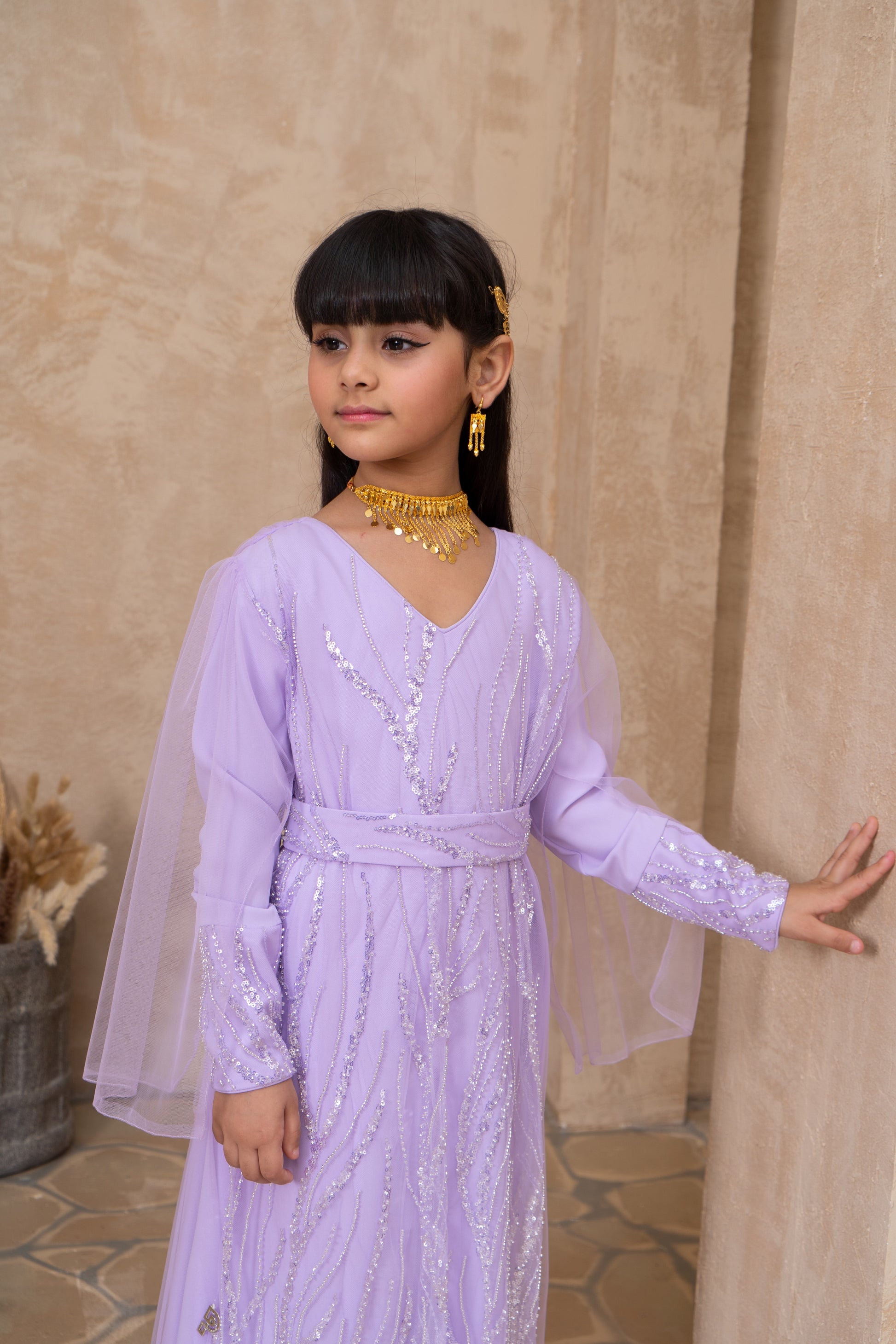 turquoise purple dress Luxury Turquoise V-Neck Evening Dress with Cape SS397