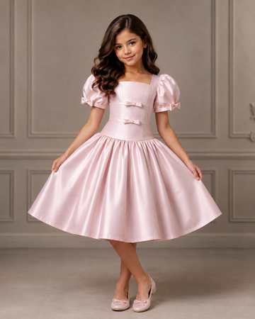 Pink Belle Girls Party Dress | Custom Made | La Mode Patchouli