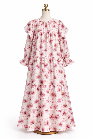 Long Flower  Garden Dress | La Mode Patchouli