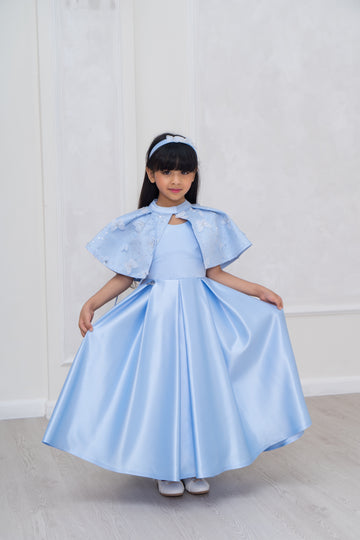Blue butterfly dress