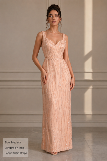 Golden Whisper Couture | Custom Made | Women's Couture Evening Dress | Limited Edition
