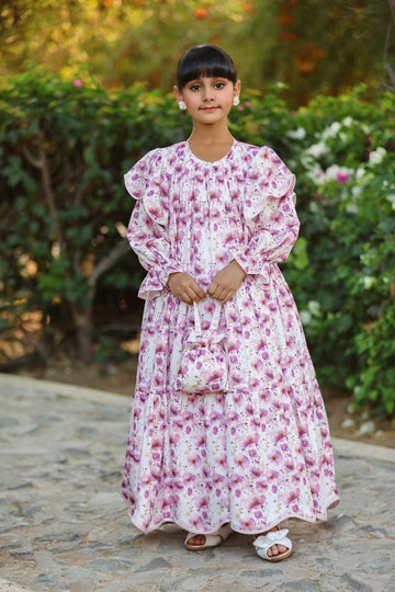 Blush Pink Garden Party Dress- Ready To Ship – Elegant Occasion Dress – UAE