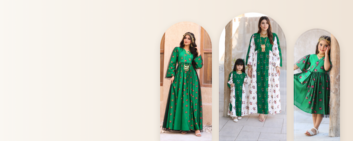 Mommy & Me matching dresses for mum and daughter
