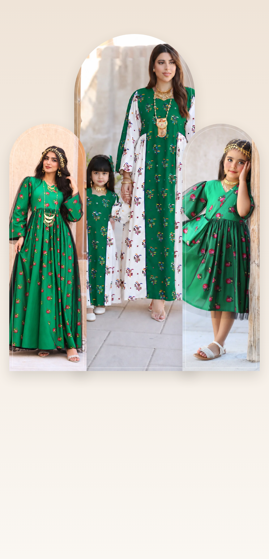 Mommy & Me matching dresses for mum and daughter