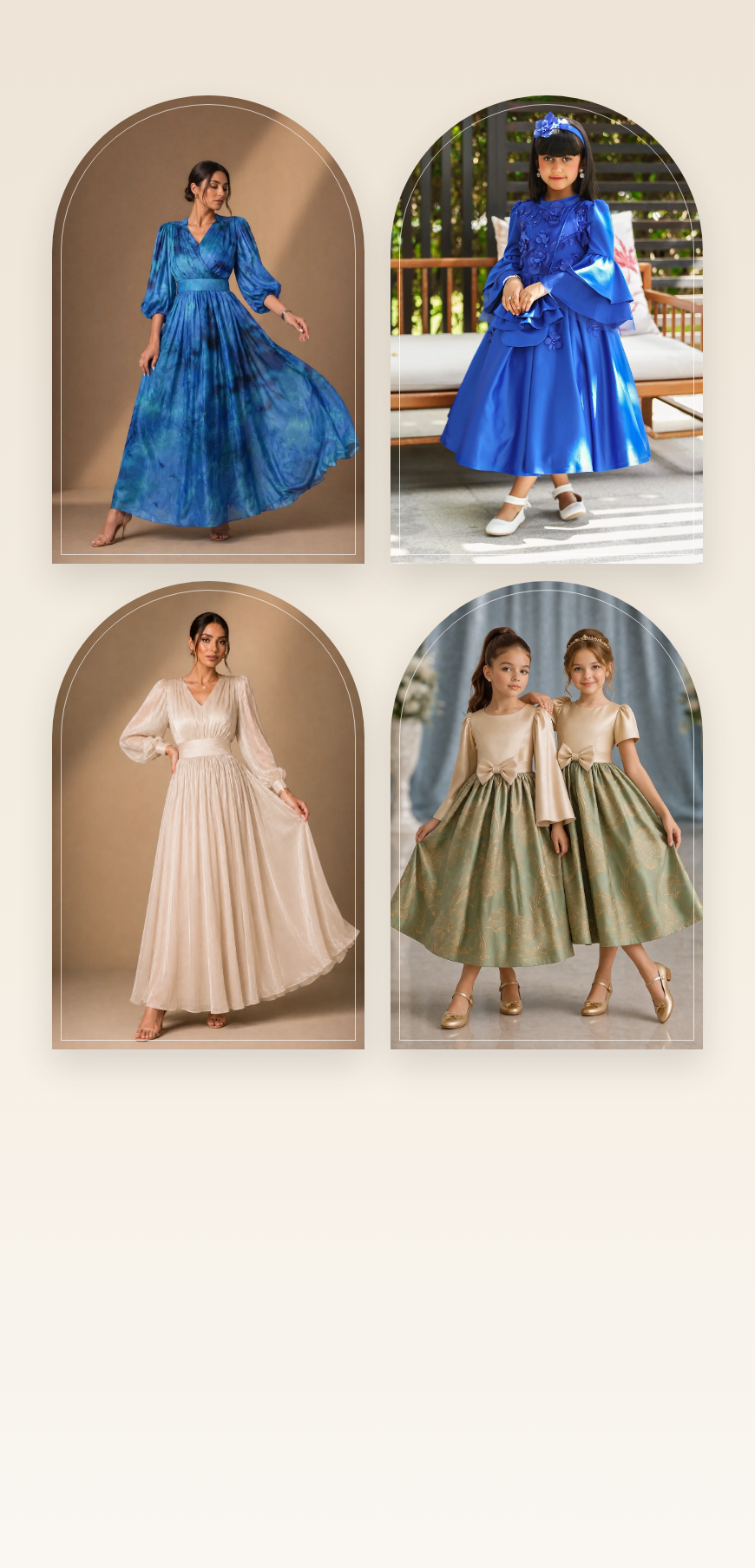 Ready to ship dresses for women and girls